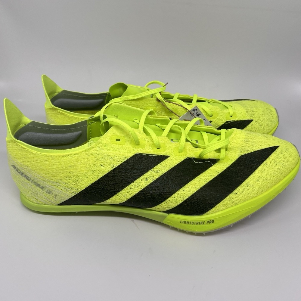 Adidas Adizero Prime SP 3 Strung Lucid Lemon Track Spikes Men's 8 Women 9 IH5800 - Picture 2 of 10